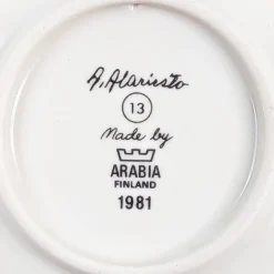 Arabia Kotakylä talvella seinälautanen