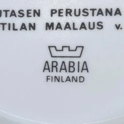 Arabia seinälautanen 20 cm