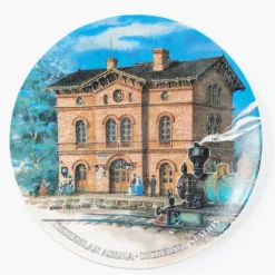 Arabia seinälautanen Tikkurilan asema 19.7 cm