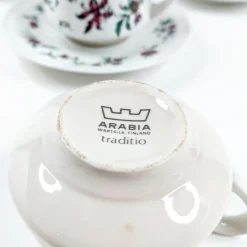 Arabia Traditio kahvikuppisetti 4 osaa