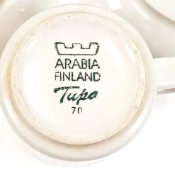 Arabia Tupa kahvikuppisetti 4 osaa