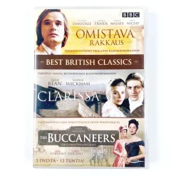 Best British Classics: Omistava rakkaus, Clarissa, The Buccaneers 5 DVD box