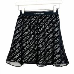 Calvin Klein Jeans Logo Waistband Chiffon minihame koko XS
