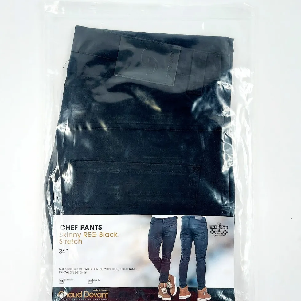 Chaud Devant Chef pants Skinny fit kokin housut koko 34"