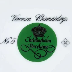 Christineholm Porcelaine Nr4 ja Nr5 pullalautanen 19 cm 2 kpl
