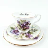 Duchess Fine Bone China kahvikuppisetti Äidin Kuppi -tekstillä 3 osaa