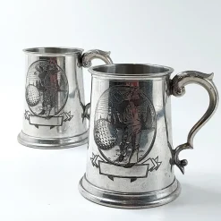 English Pewter tinatuopit 2 kpl