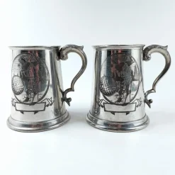 English Pewter tinatuopit 2 kpl