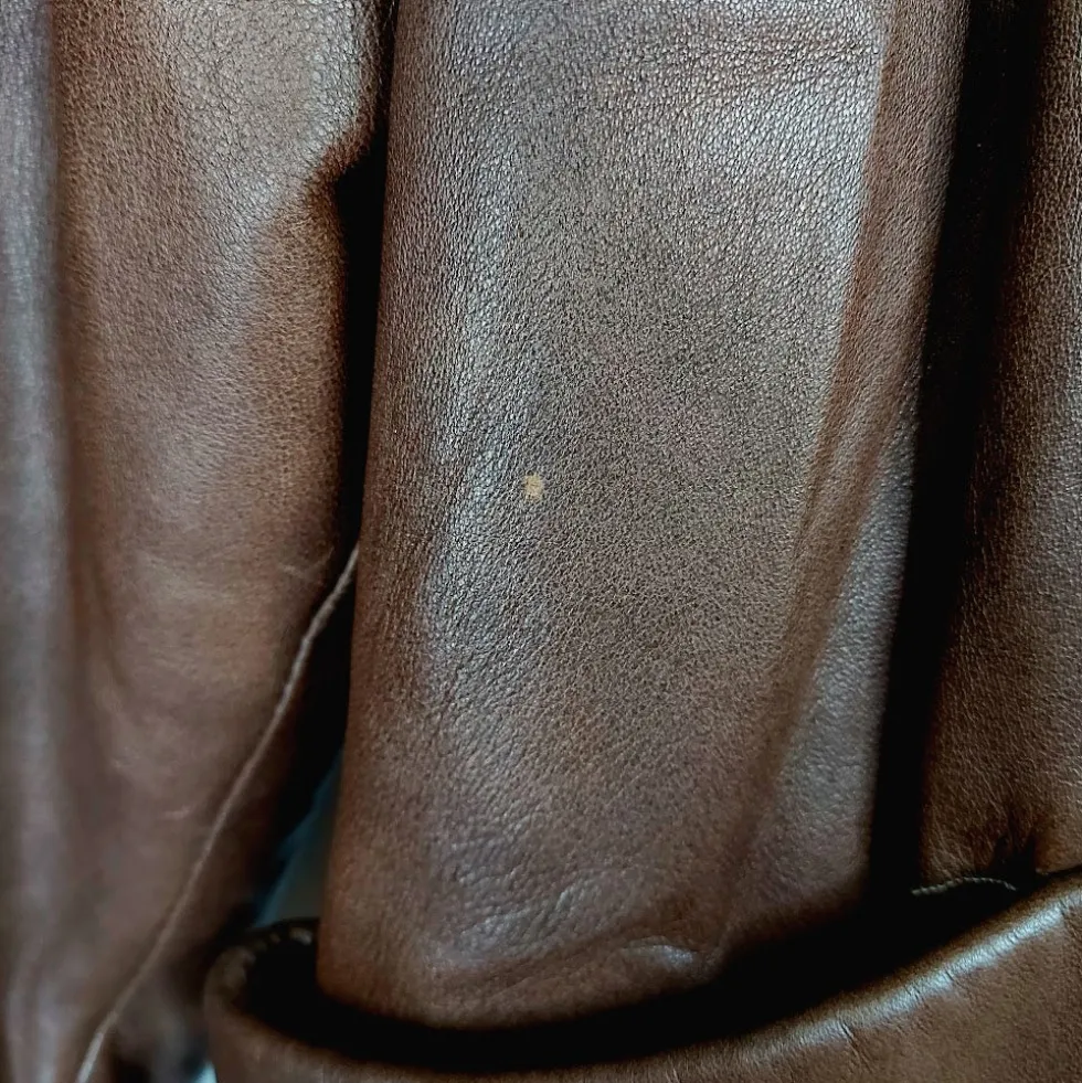 FinLed Finnish Leather Design vintage nahkatakki koko M