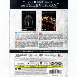 Game of Thrones The Complete First & Second Seasons DVD 10 levyä