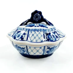 Gzhel kannellinen kulho 14,5 cm