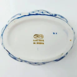 Gzhel kannellinen kulho 15,5 cm