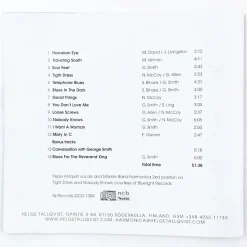 Helge Tallqvist & Groovy Eyes plays George "Harmonica" Smith CD