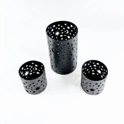 H&M kynttilälyhty metalli 3 kpl