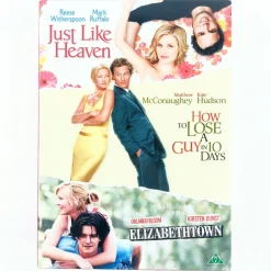 Just Like Heaven / How to Lose a Guy in 10 Days / Elizabethtown DVD-boksi