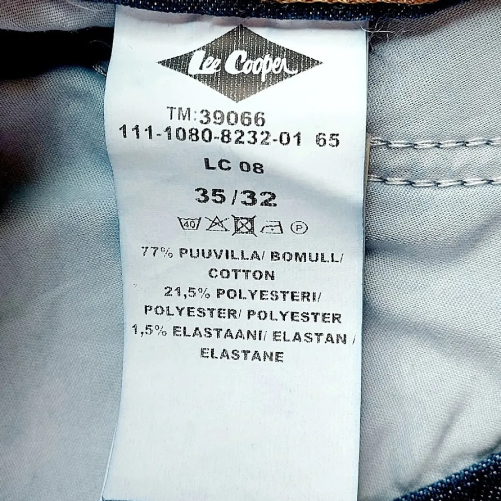 Lee Cooper farkut koko 35/32"