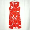 Max Mara Studio Red Cherry Print mekko koko 42