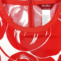 Max Mara Studio Red Cherry Print mekko koko 42