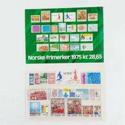 Norske frimerker 1975 kokoelma