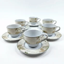 Patra Stoneware kahvikuppisetti 6 kpl