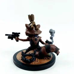 Quantum Mechanix Marvel figuuri Rocket and Groot