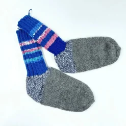 Raidalliset villasukat koko 38-40