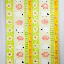 Rectella Le Pig Stripe verhot 136 x 202 cm 2 kpl