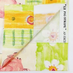 Rectella Le Pig Stripe verhot 136 x 202 cm 2 kpl