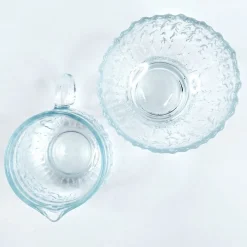 Riihimäen Lasi Kehrä sokerikko ja kermakko