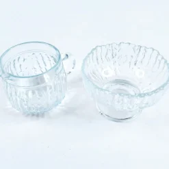 Riihimäen Lasi Kehrä sokerikko ja kermakko