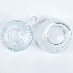 Riihimäen Lasi Kehrä sokerikko ja kermakko