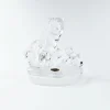 Royal Crystal Rock kissa ja pennut kristallifiguuri