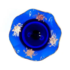 Sininen lasikulho 14x10,5 cm