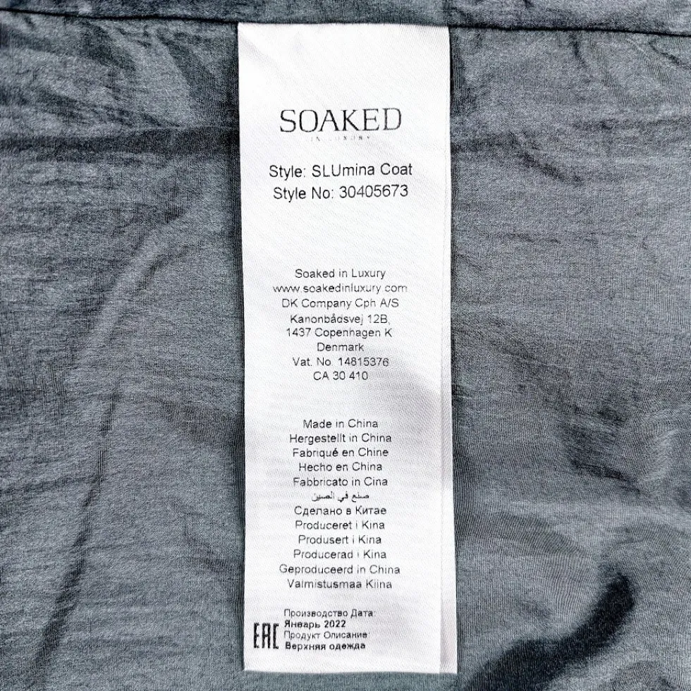 Soaked in Luxury SLUmina takki koko XL