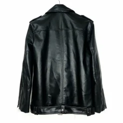 Stradivarius tekonahkainen biker-takki koko XS