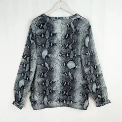 Tom Tailor Snake Print sifonkipusero koko 42