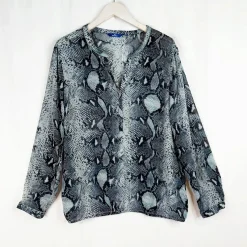 Tom Tailor Snake Print sifonkipusero koko 42