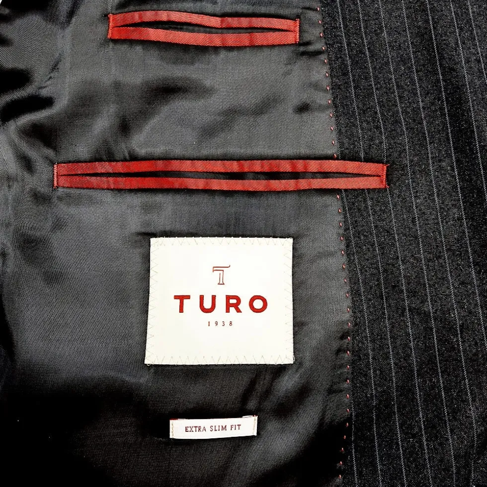 Turo Extra Slim Fit Dario puvuntakki koko 56