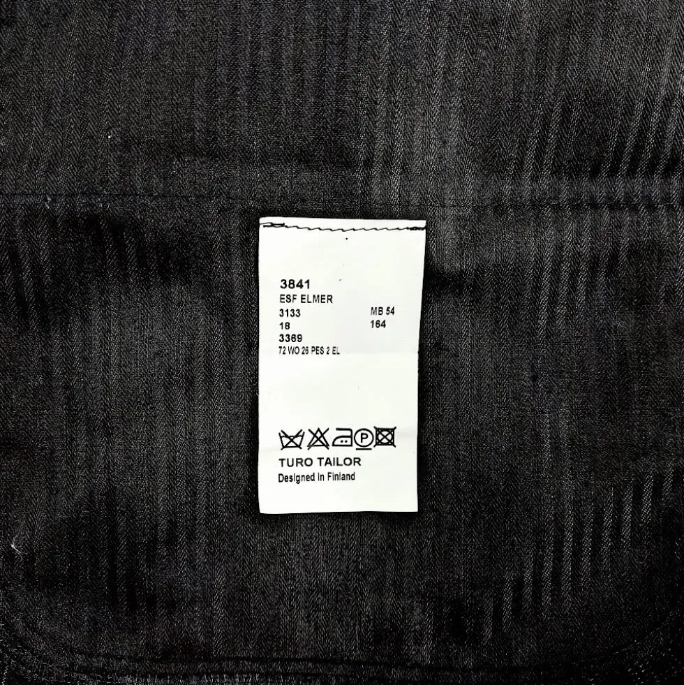 Turo Extra Slim Fit Elmer puvunhousut koko 54