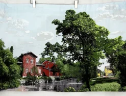 Vallila Loimijoki kappaverho 61x250 cm